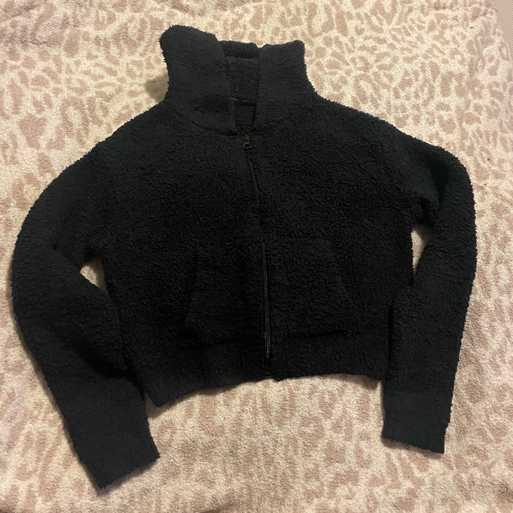 SKIMS COZY KNIT ZIP UP HOODIE